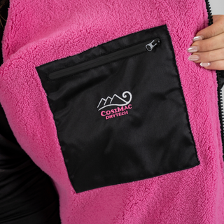 CosiRobe -  Waterproof Dry Changing Robe -  Stealth (Pink Edition)