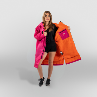 CosiRobe -  Waterproof Dry Changing Robe - Hot Pink