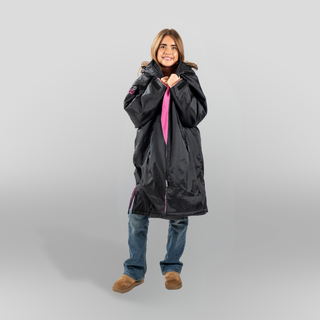 CosiRobe -  Waterproof Dry Changing Robe -  Stealth (Pink Edition)