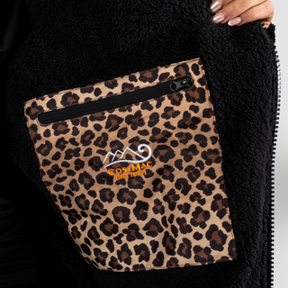 CosiRobe -  Waterproof Dry Changing Robe -  Leopard Print