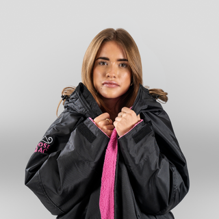 CosiRobe -  Waterproof Dry Changing Robe -  Stealth (Pink Edition)