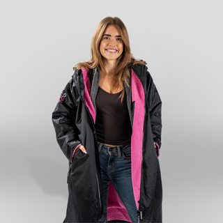 CosiRobe -  Waterproof Dry Changing Robe -  Stealth (Pink Edition)