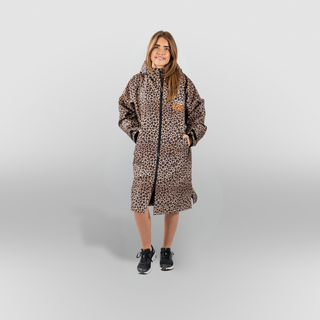 CosiRobe -  Waterproof Dry Changing Robe -  Leopard Print