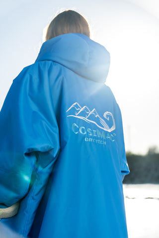 CosiRobe -  Waterproof Dry Changing Robe -  Santorini Blue