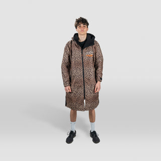 CosiRobe -  Waterproof Dry Changing Robe -  Leopard Print