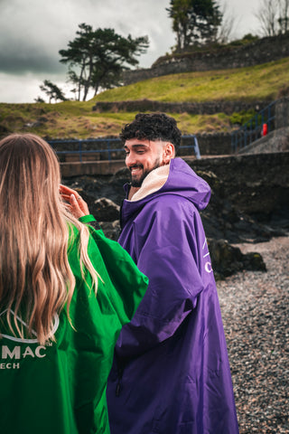 CosiRobe -  Waterproof Dry Changing Robe -  Electric Purple