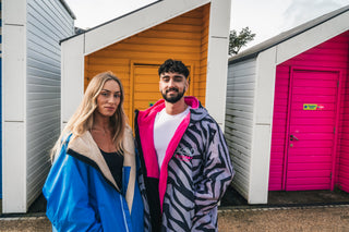 CosiRobe -  Waterproof Dry Changing Robe - Zebra Print