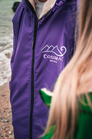 CosiRobe -  Waterproof Dry Changing Robe -  Electric Purple
