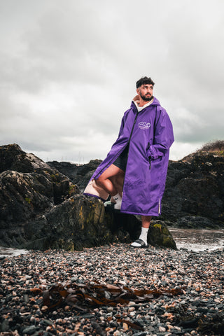 CosiRobe -  Waterproof Dry Changing Robe -  Electric Purple