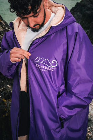 CosiRobe -  Waterproof Dry Changing Robe -  Electric Purple