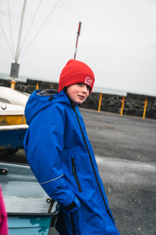 CosiFlex Kids -  Waterproof Dry Changing Robe -  Blue/Grey