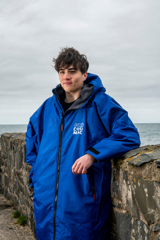 CosiRobe -  Waterproof Dry Changing Robe -  Diver Blue