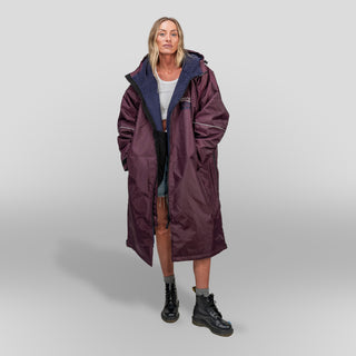 CosiFlex -  Waterproof Dry Changing Robe -  Mulberry Mauve