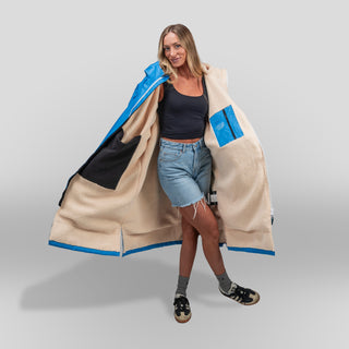 CosiRobe -  Waterproof Dry Changing Robe -  Santorini Blue