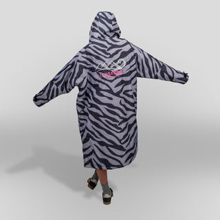 CosiRobe -  Waterproof Dry Changing Robe - Zebra Print