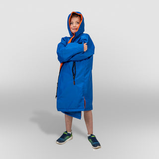 CosiRobe Kids -  Waterproof Dry Changing Robe -  Blue/Orange