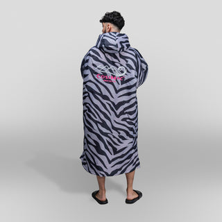 CosiRobe -  Waterproof Dry Changing Robe - Zebra Print